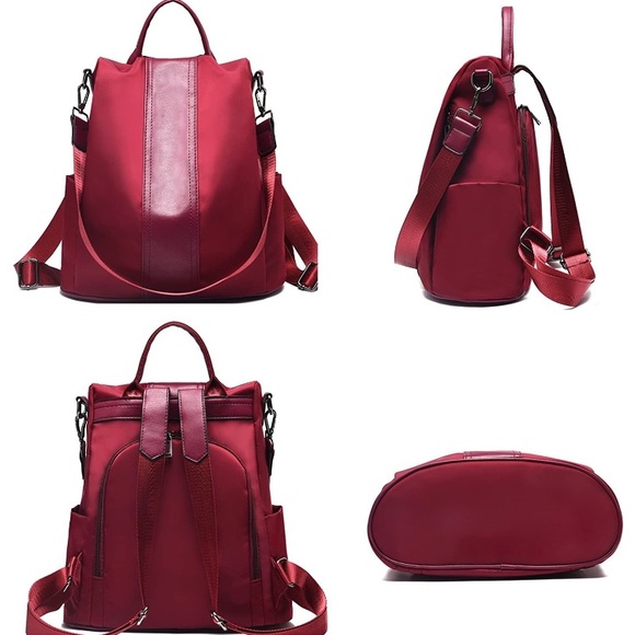 Backpack Waterproof Nylon Anti-theft Rucksack - Picture 3 of 6